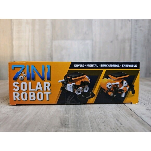 Green Energy 7-in-1 Solar Robot STEM DIY Kit | Buildable Solar Toy for Kids 10+ - Picture 7 of 16